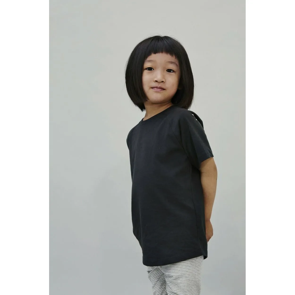 Crewneck Tee - Nearly Black