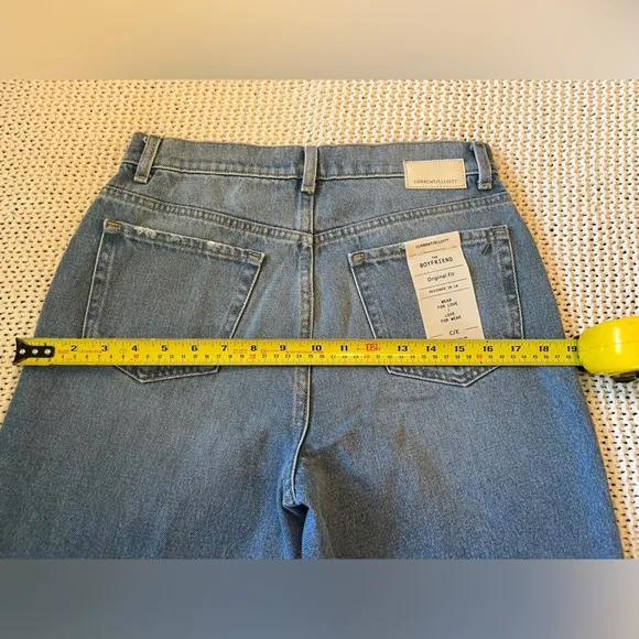 Current/Elliot Boyfriend Deconstructed Jeans Sz 26 Style CE1013CN14 Rainfall