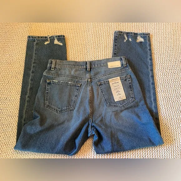 Current/Elliot Boyfriend Deconstructed Jeans Sz 26 Style CE1013CN14 Rainfall