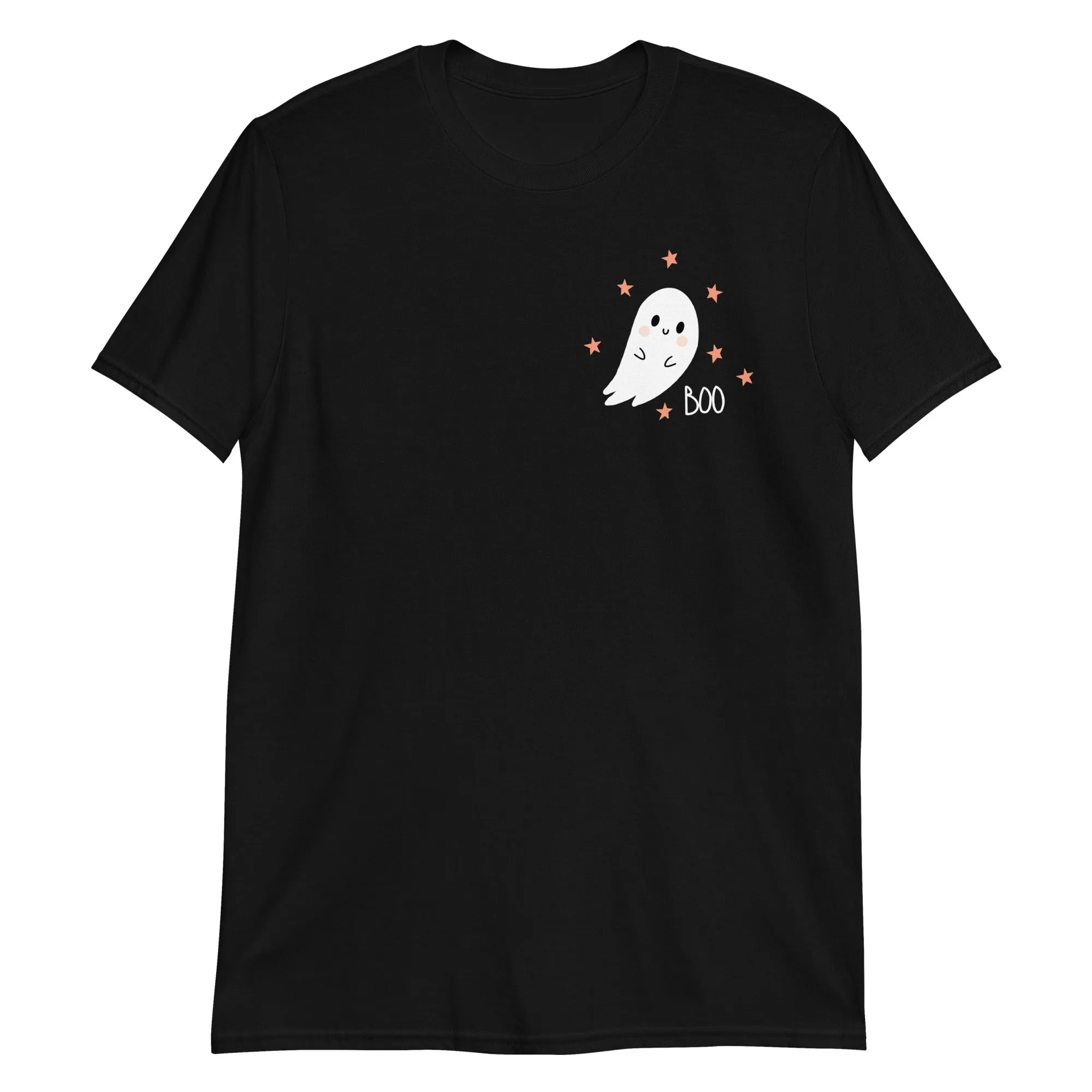 Cute Ghost Pocket Design T-shirt