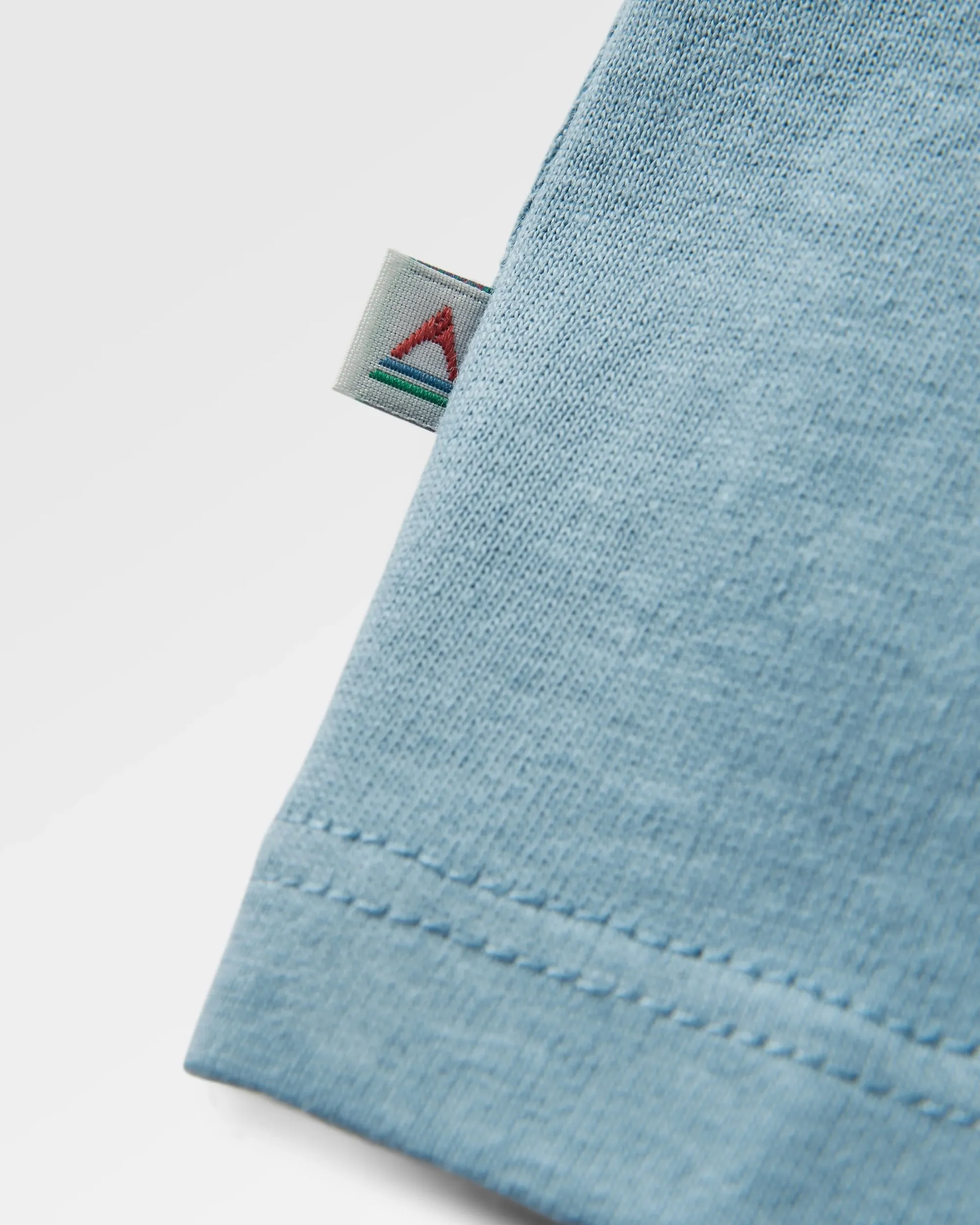 Dawning Recycled Cotton T-shirt - Faded Denim