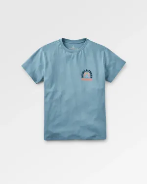 Dawning Recycled Cotton T-shirt - Faded Denim