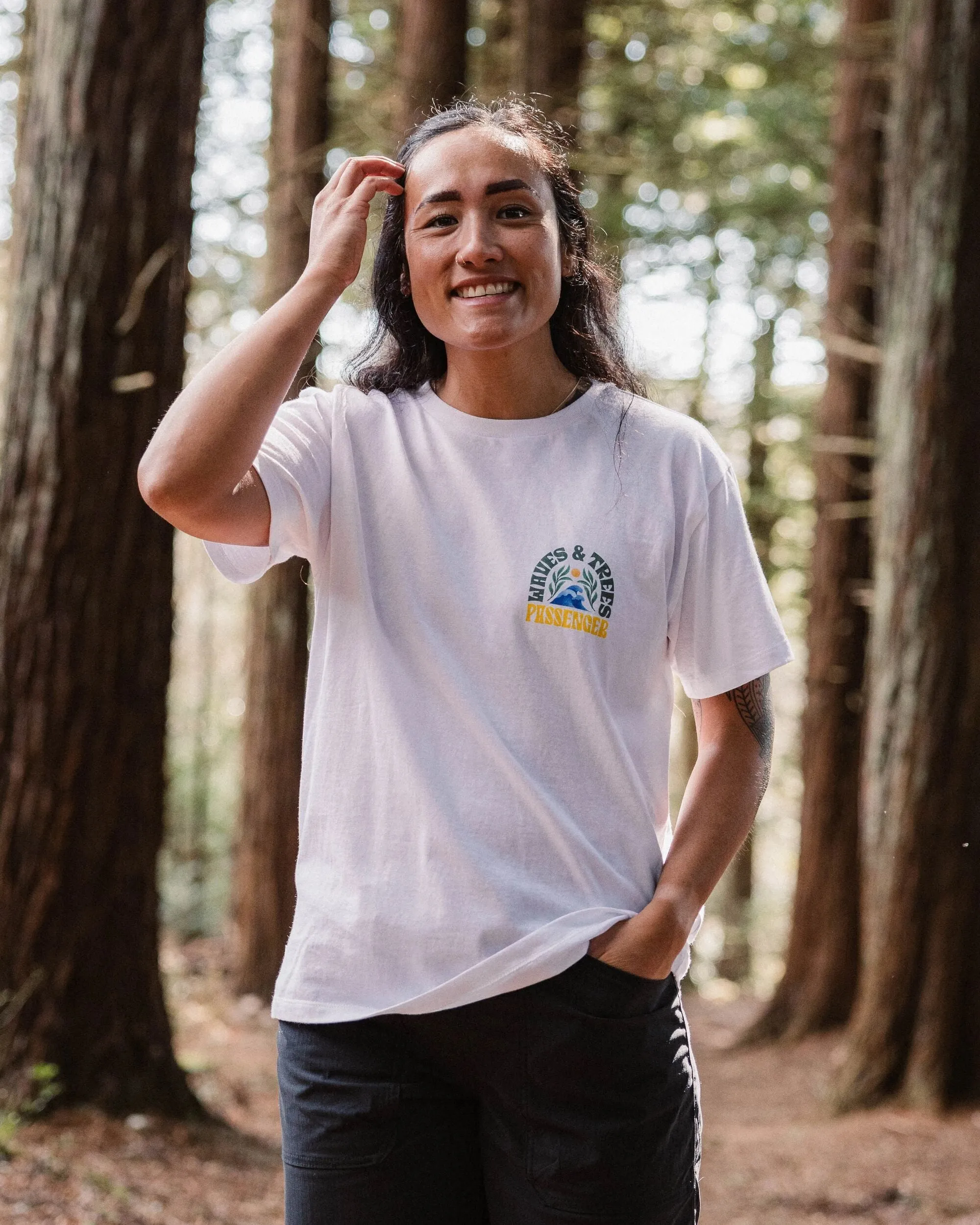 Dawning Recycled Cotton T-shirt - White