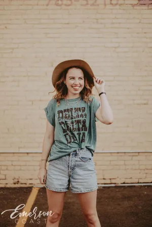 Delta Delta Delta Rocker Tee