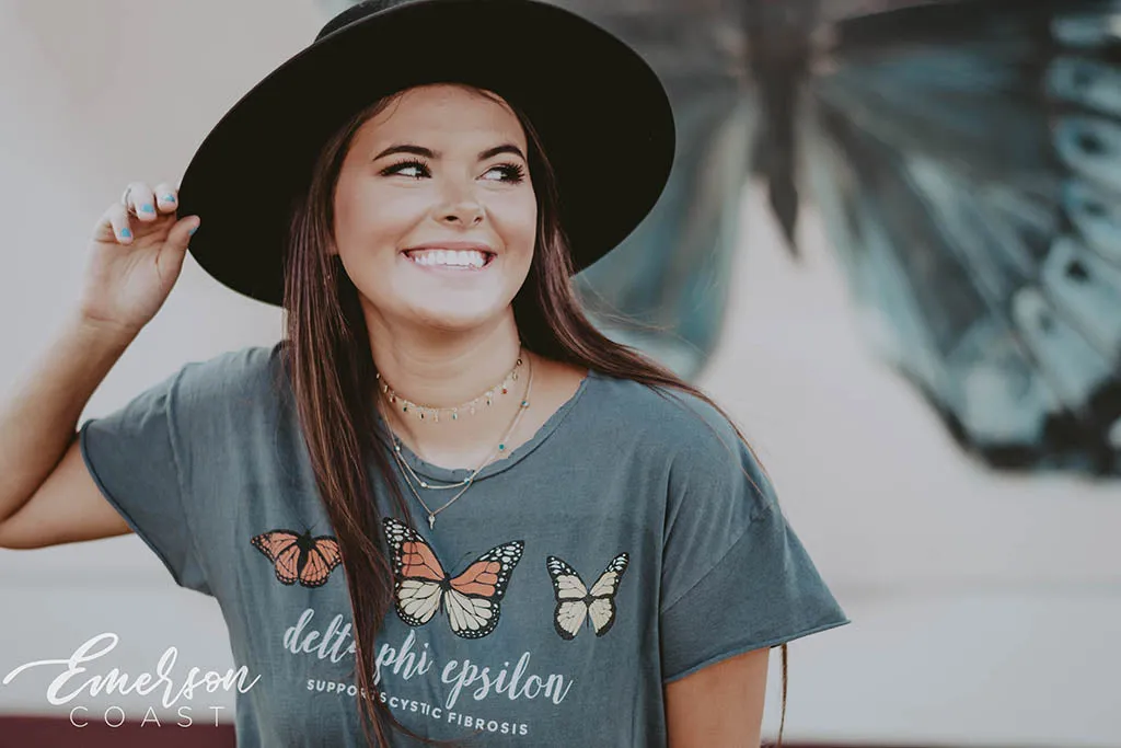 Delta Phi Epsilon Butterfly Philanthropy T-shirt
