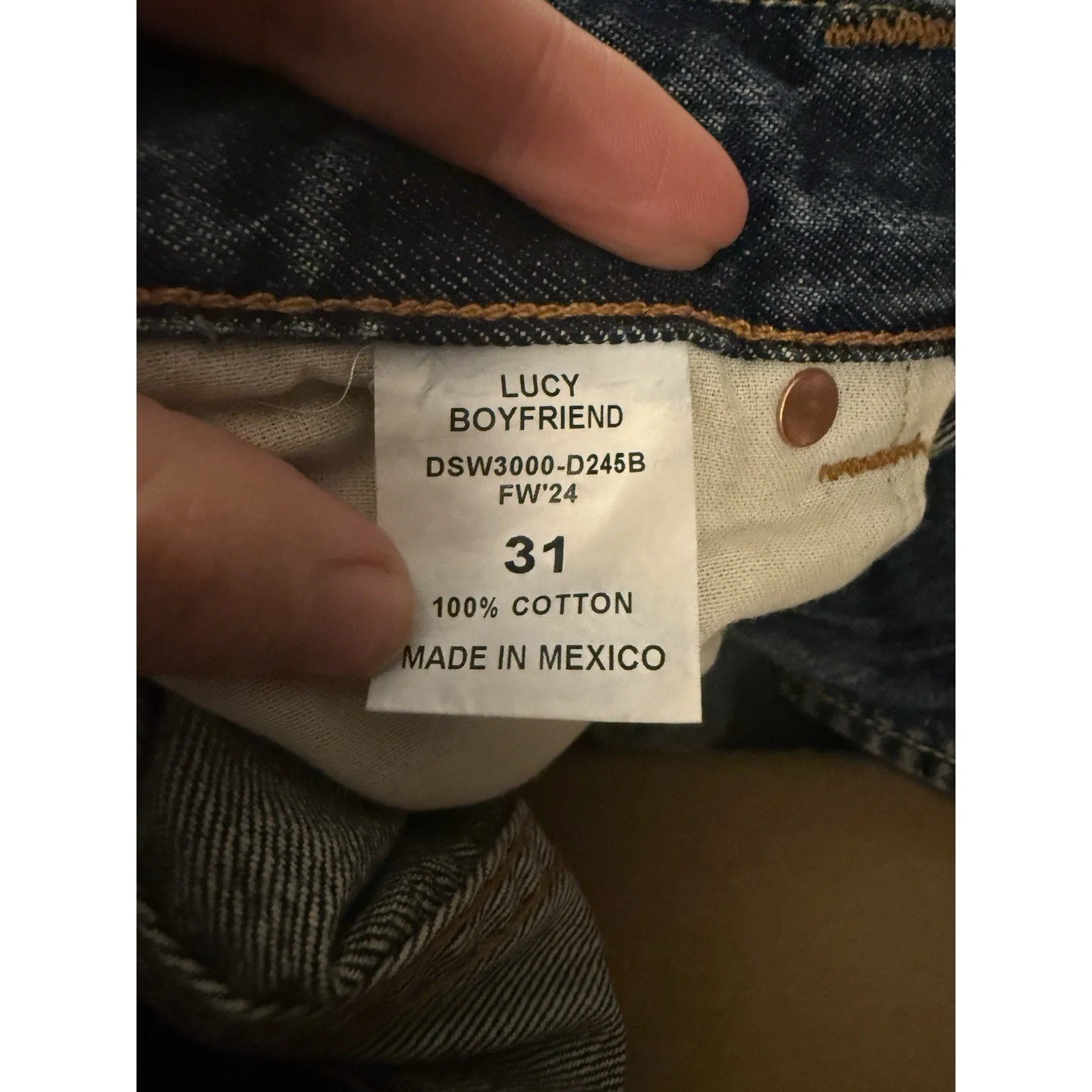 Denimist Women's Lucy Boyfriend Jeans – Size 31 x 26, Medium Wash