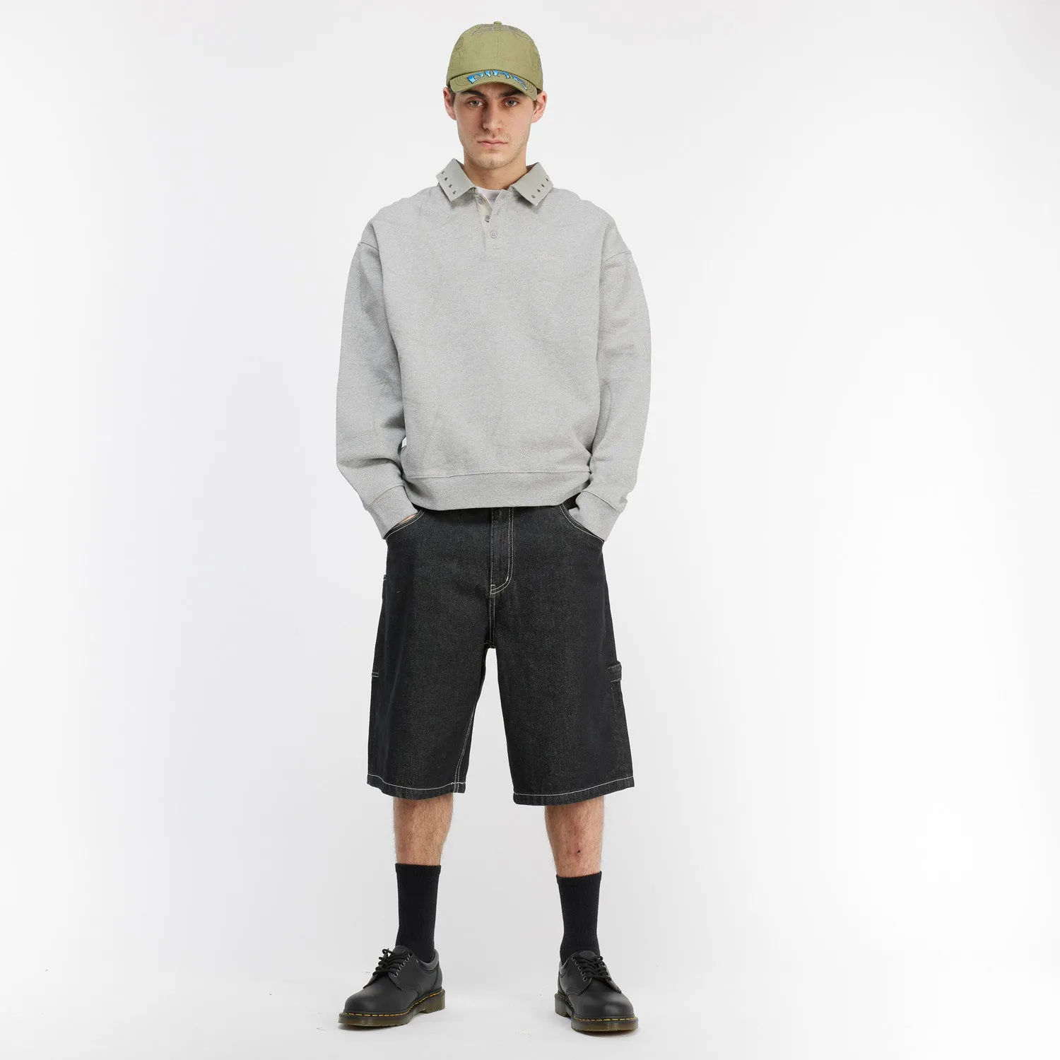 Dime Men Wave Rugby Heather Gray