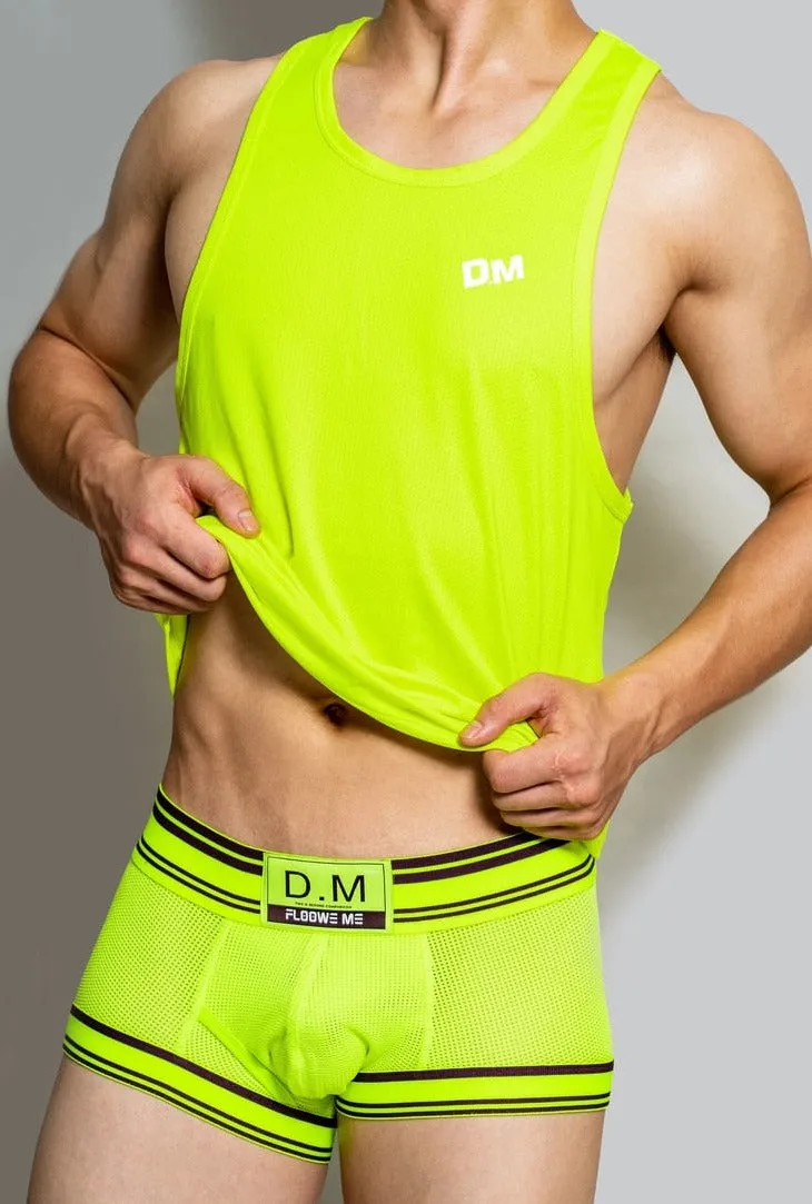 DM Men's Mesh Muscle Tank Tops