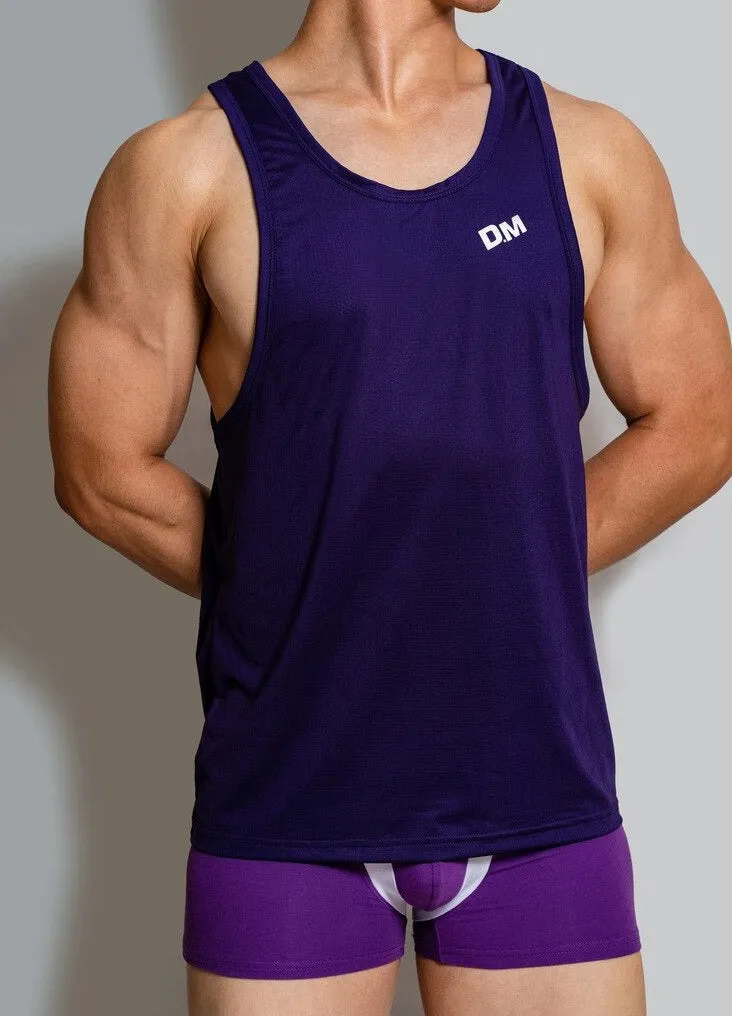 DM Men's Mesh Muscle Tank Tops