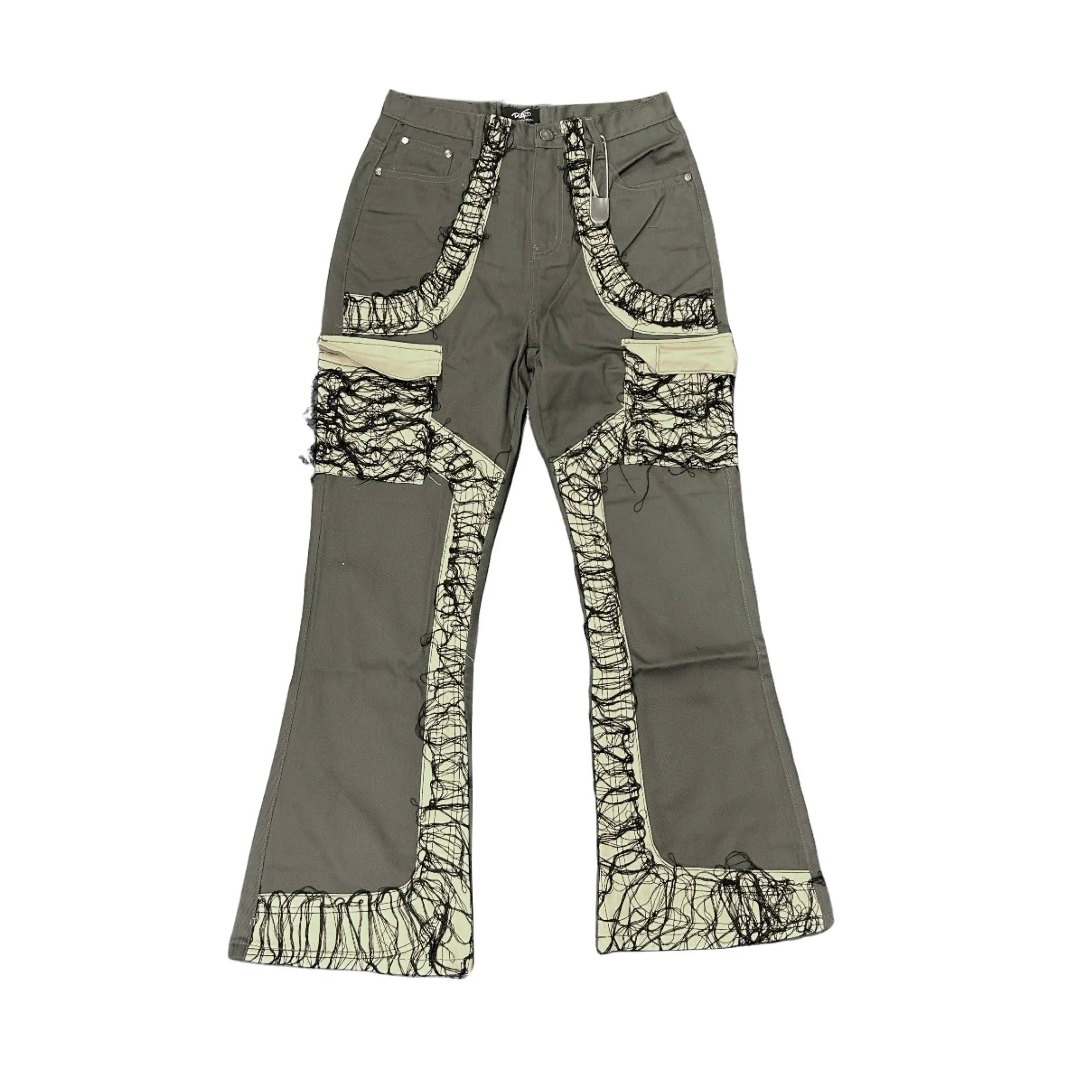 DON’T LET MOM FIND OUT BLACK STITCH JEANS
