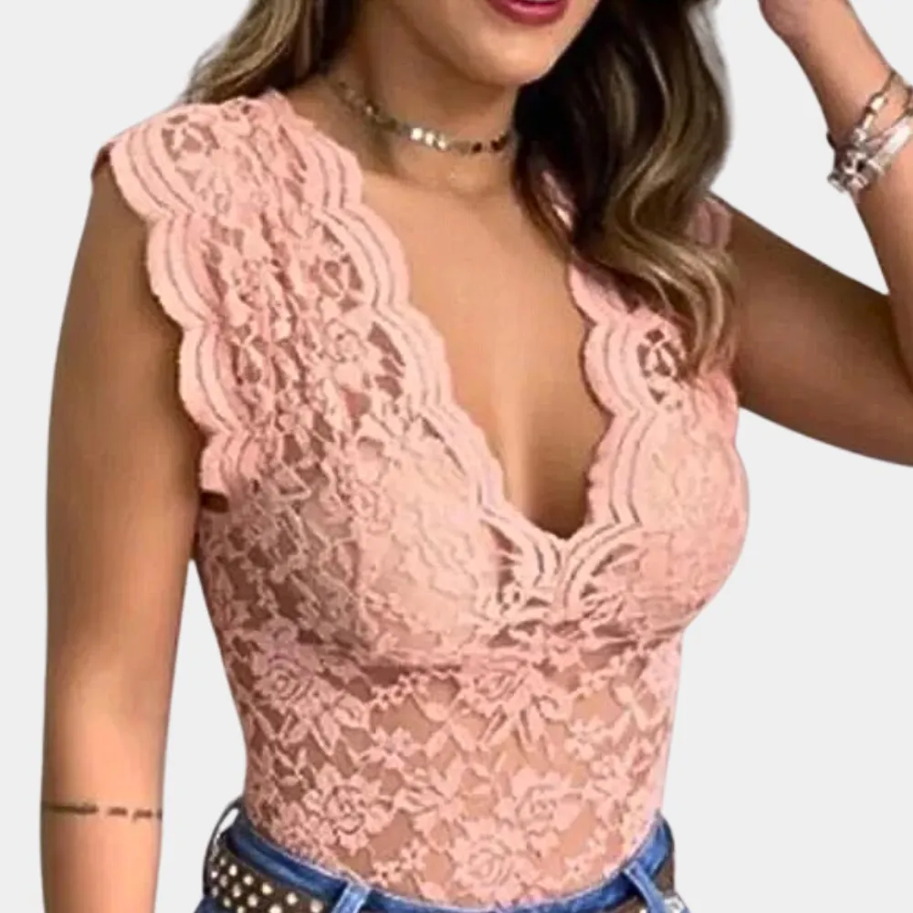 Dora - Lace Blouse for Ladies - Classic & Comfortable