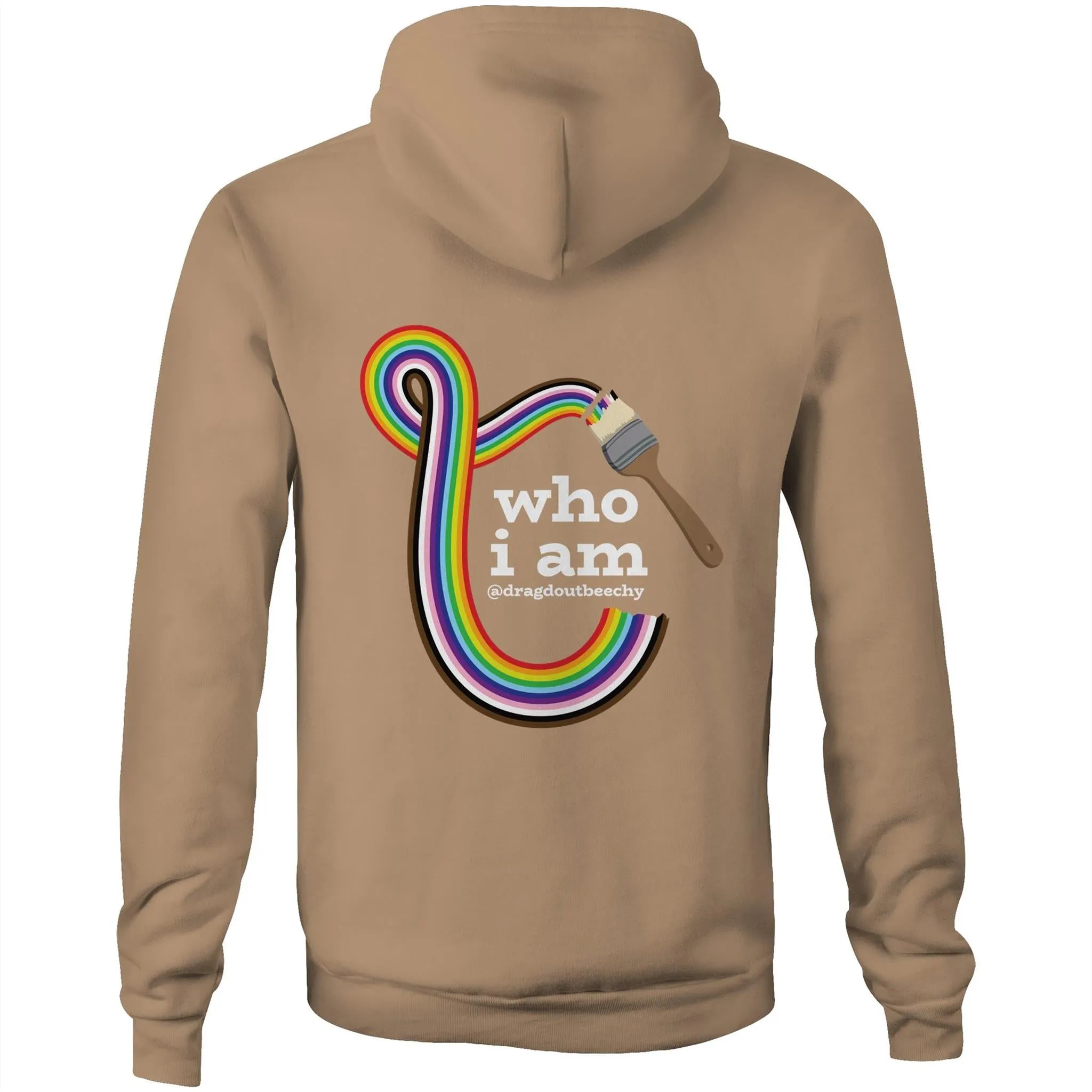Drag'd Out Beechworth - I Am Who I Am Hoodie Sweatshirt Unisex Double Sided (LG159)