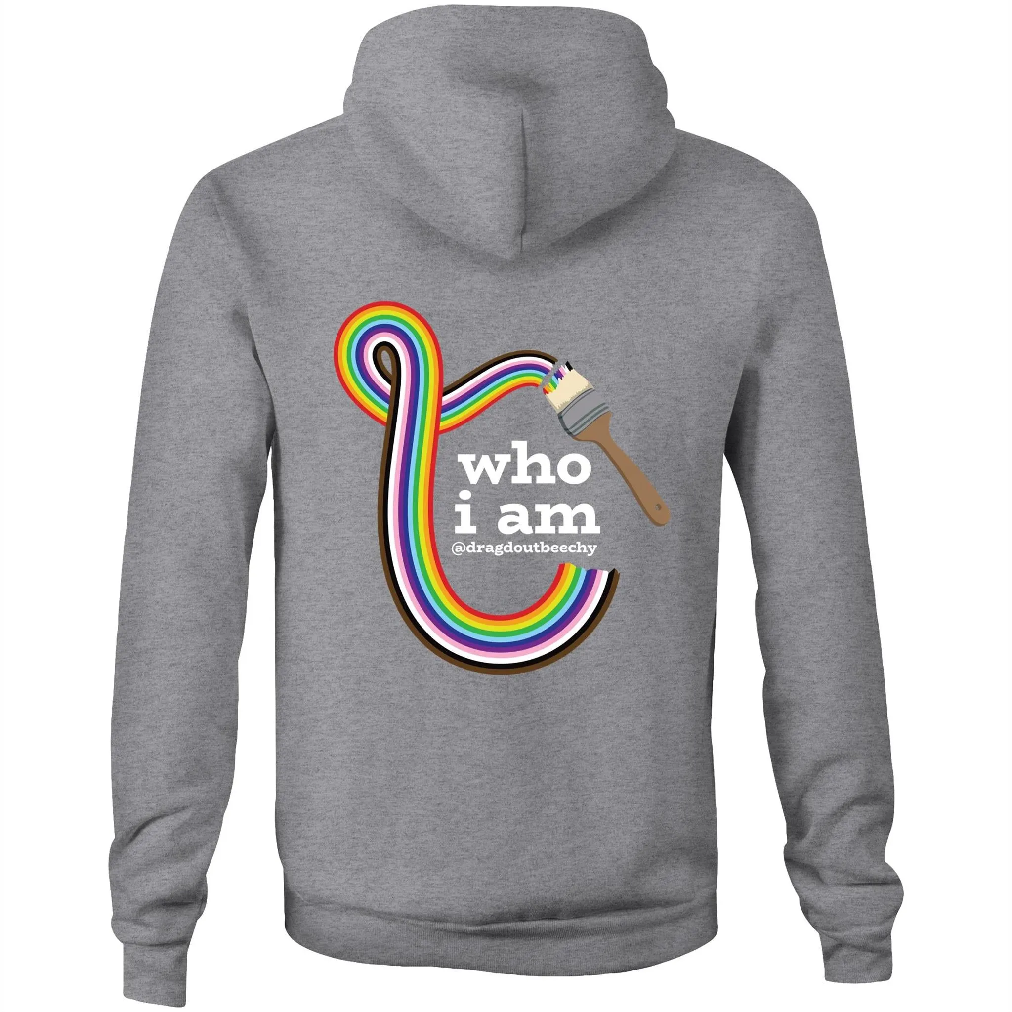 Drag'd Out Beechworth - I Am Who I Am Hoodie Sweatshirt Unisex Double Sided (LG159)