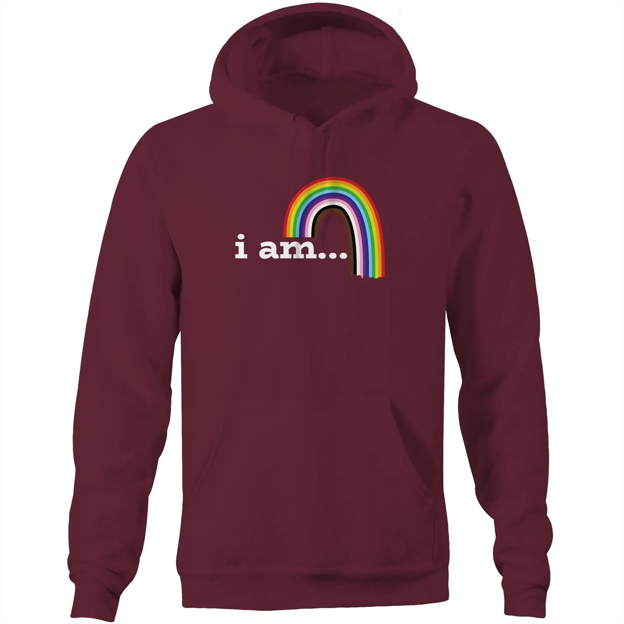 Drag'd Out Beechworth - I Am Who I Am Hoodie Sweatshirt Unisex Double Sided (LG159)