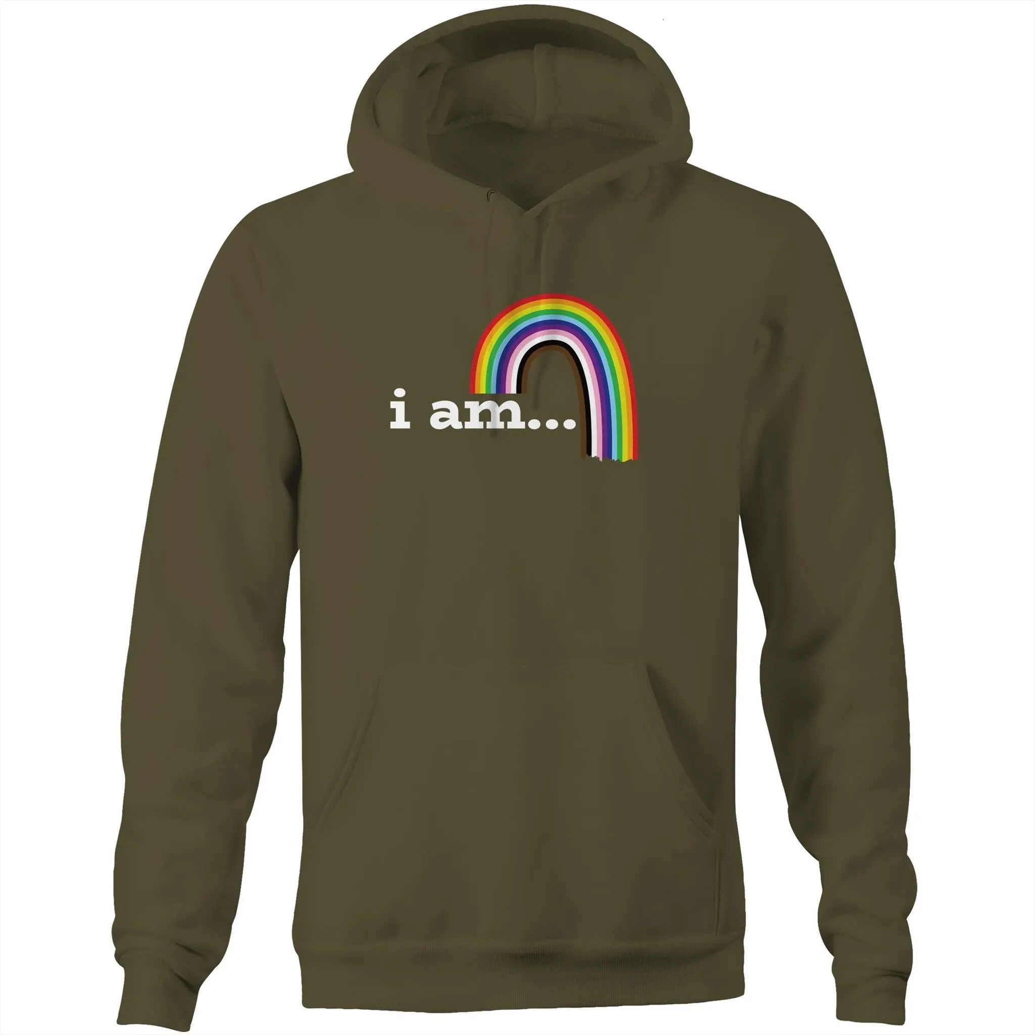 Drag'd Out Beechworth - I Am Who I Am Hoodie Sweatshirt Unisex Double Sided (LG159)