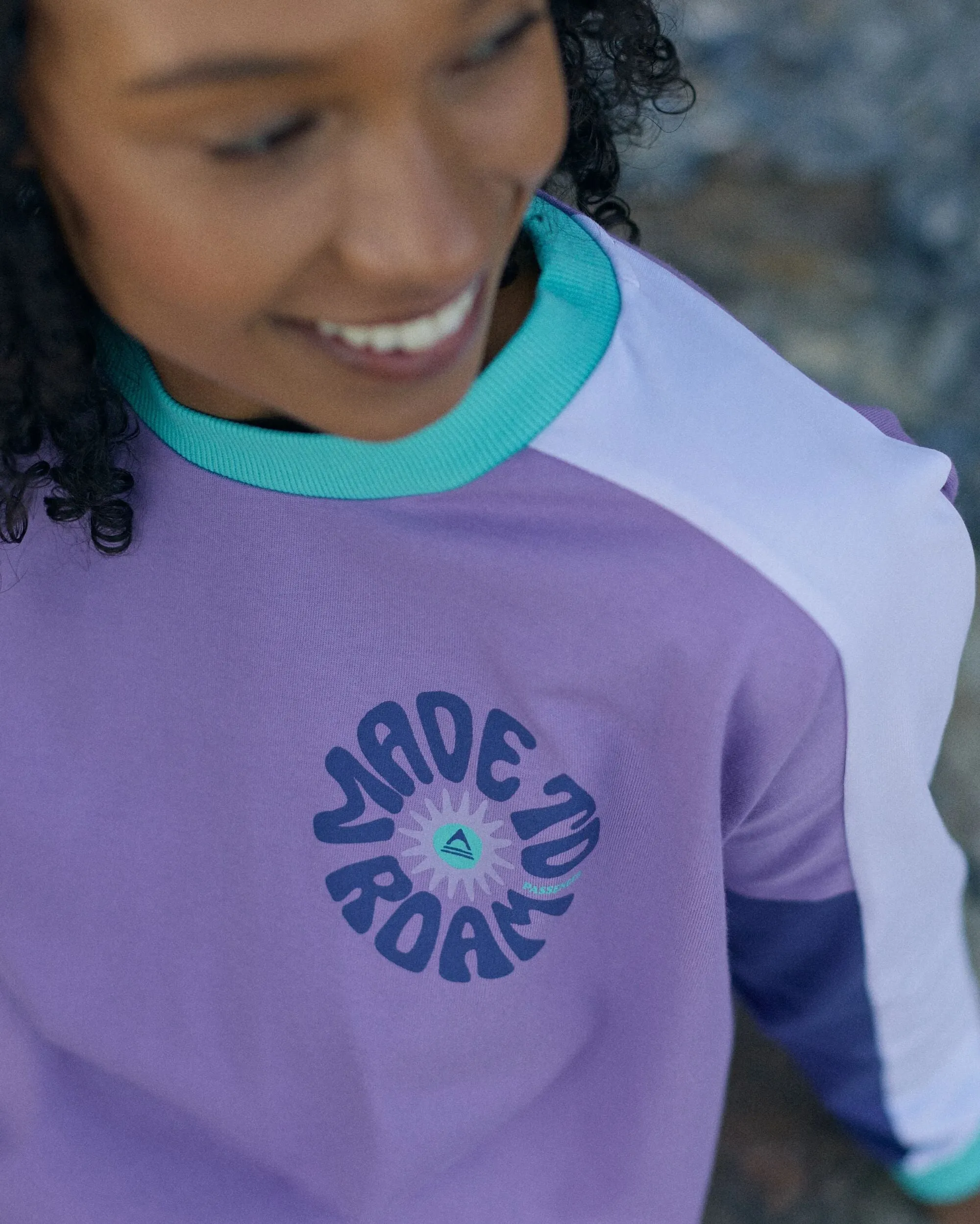 Easy Days Organic Cotton LS T-Shirt - Retro Purple