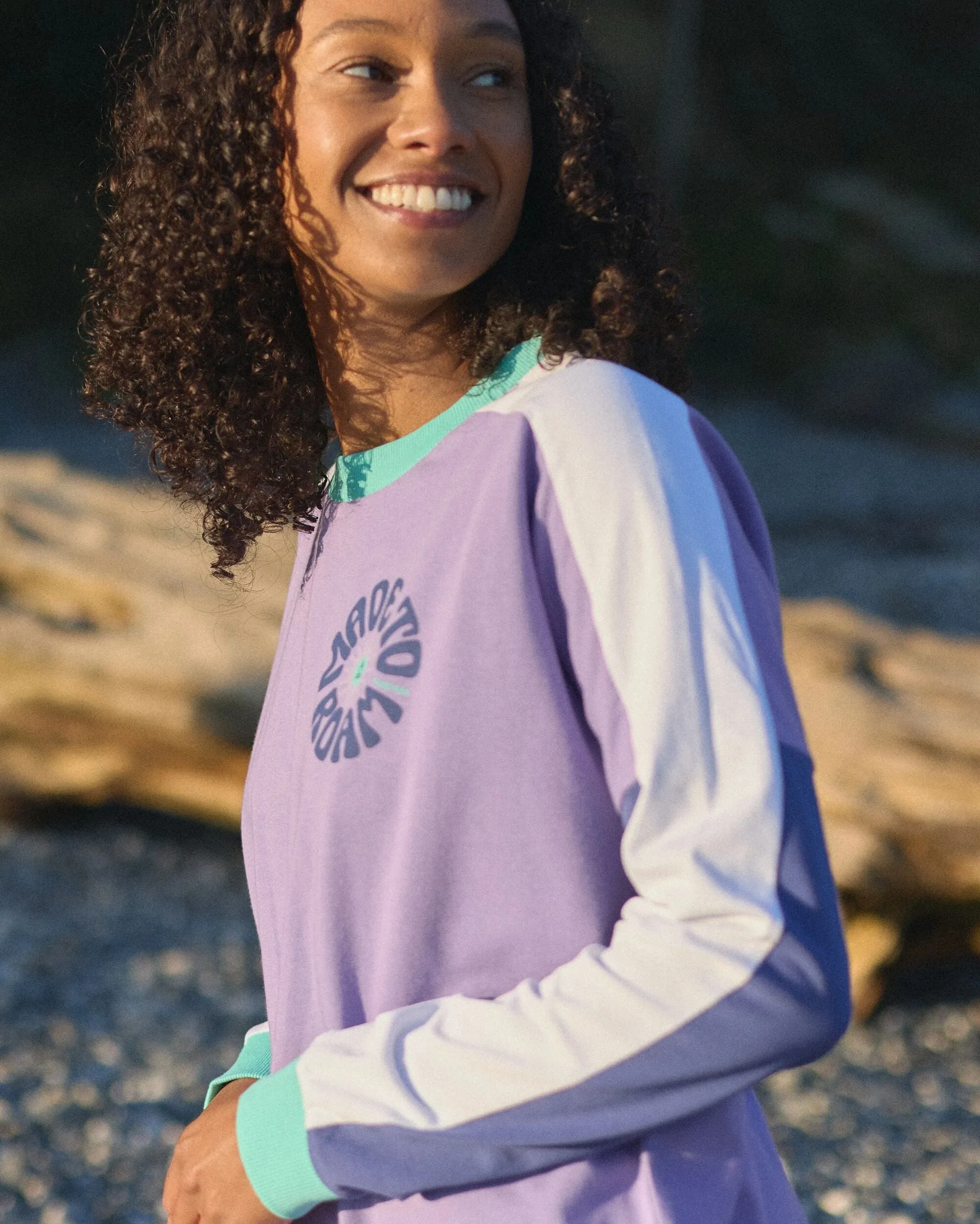 Easy Days Organic Cotton LS T-Shirt - Retro Purple