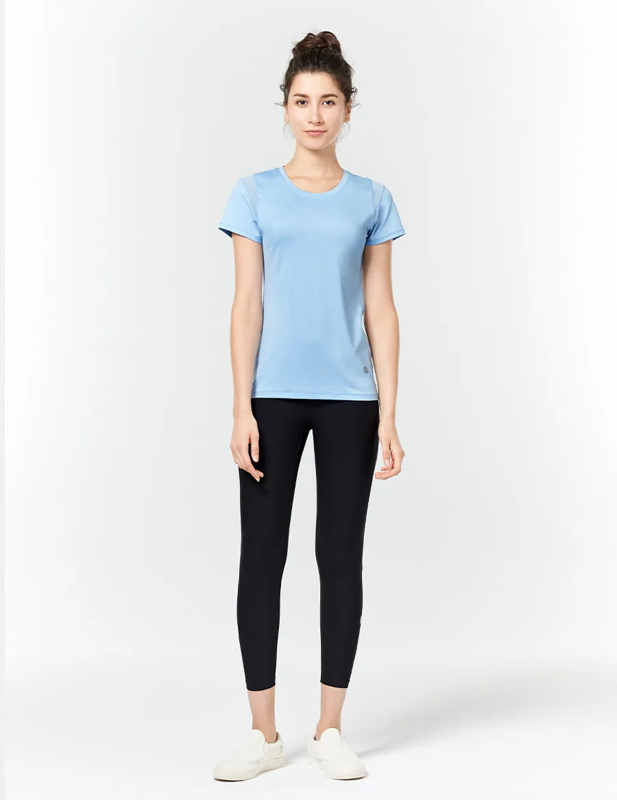 easyoga LA-VEDA Heptagon Short Sleeve - B33 Powder blue