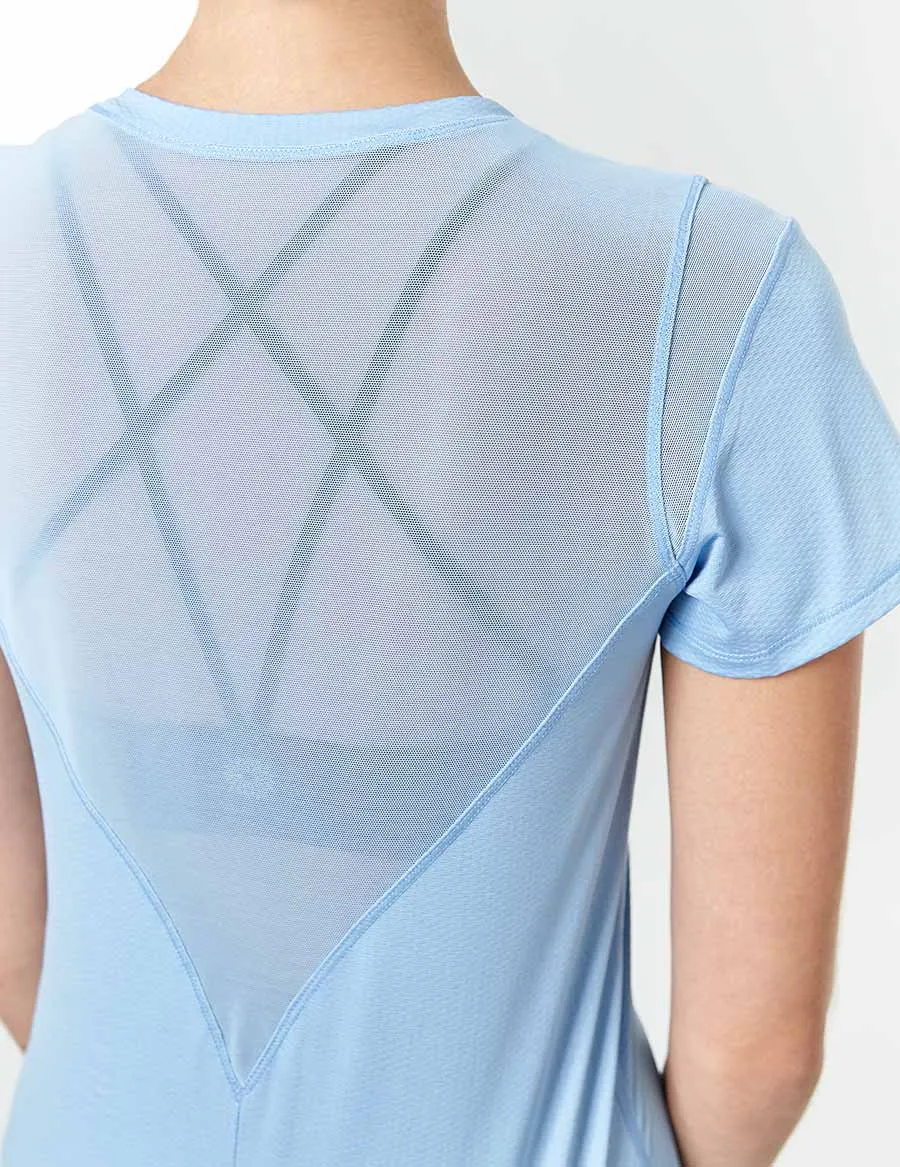 easyoga LA-VEDA Heptagon Short Sleeve - B33 Powder blue