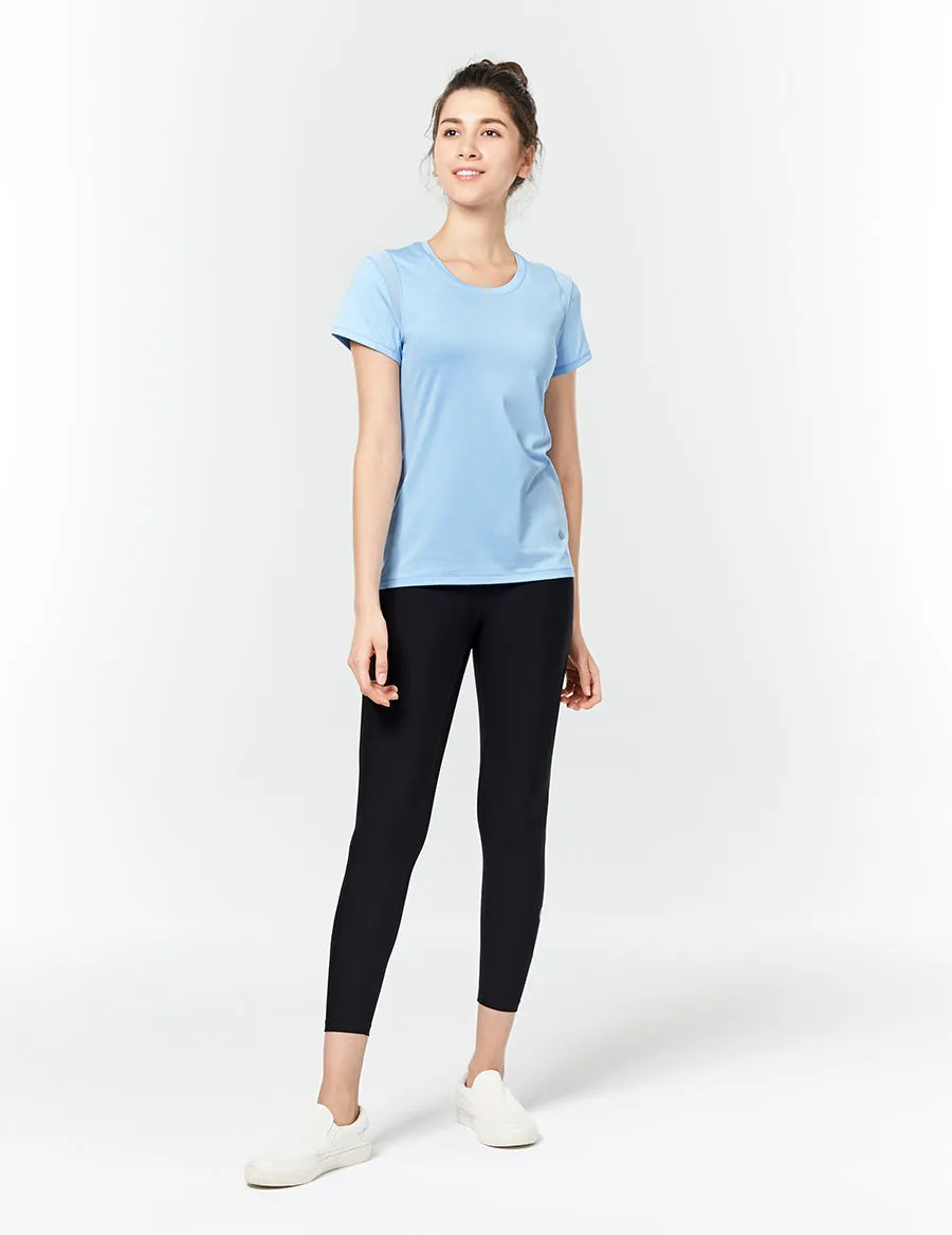 easyoga LA-VEDA Heptagon Short Sleeve - B33 Powder blue