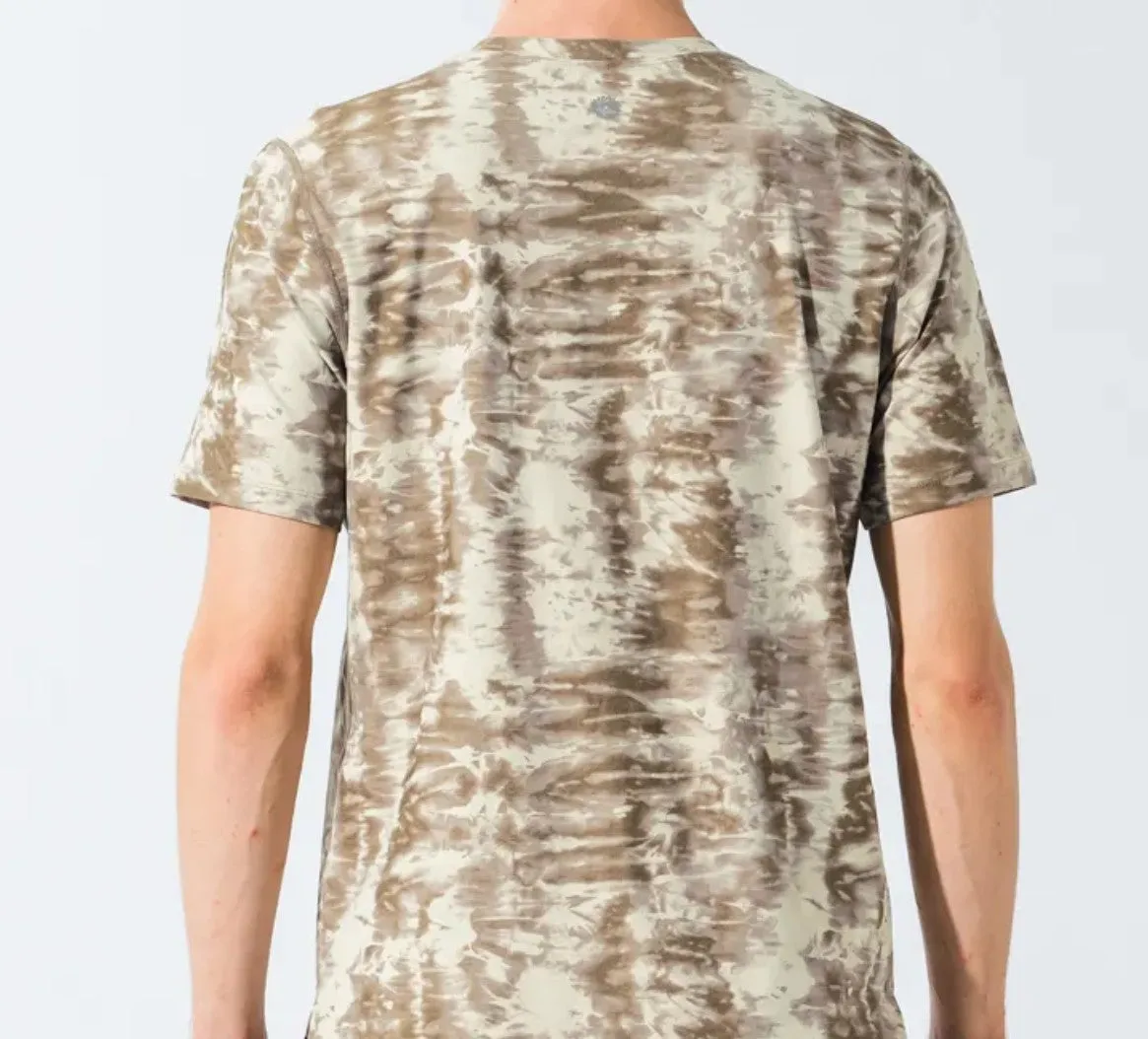 easyoga LESPIRO Men's Athlete Tee - FH3 Khaki Dye