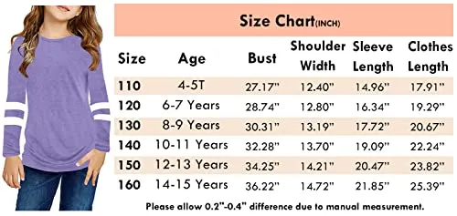 Ebifin Color Block Tunic Tops - Girls Sizes 4-15