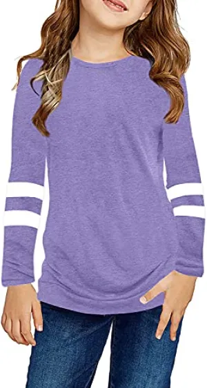 Ebifin Color Block Tunic Tops - Girls Sizes 4-15