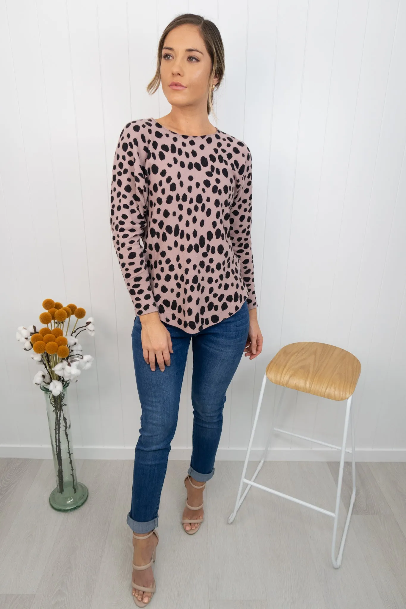 Effie Jumper -Pale pink