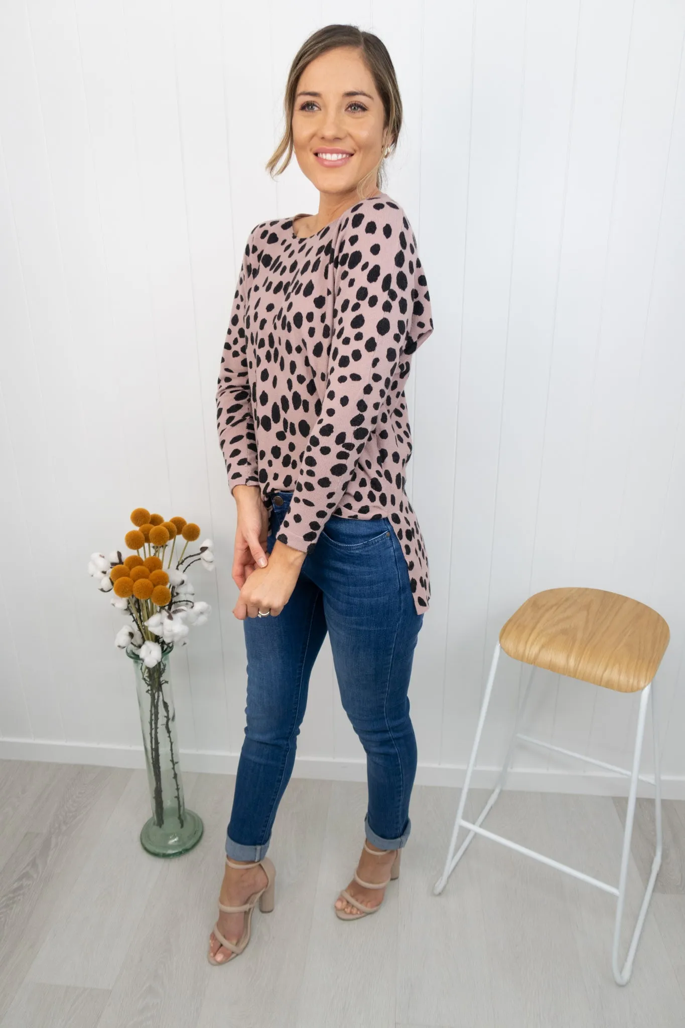 Effie Jumper -Pale pink