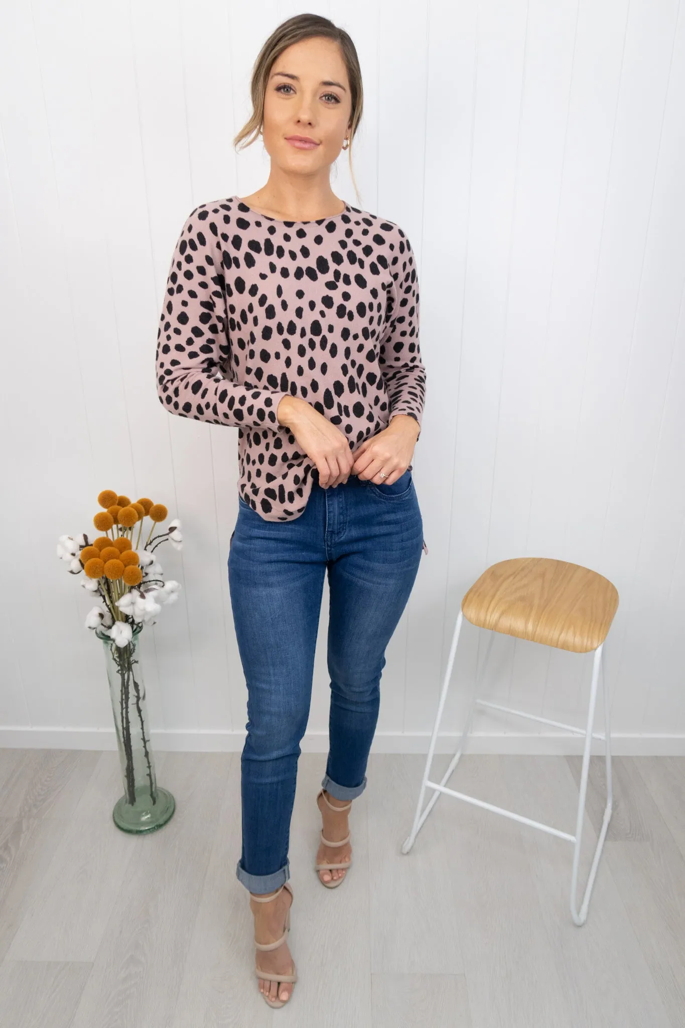 Effie Jumper -Pale pink