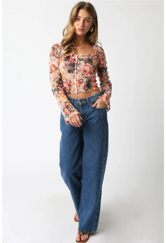 Eleanor Blouse-Floral