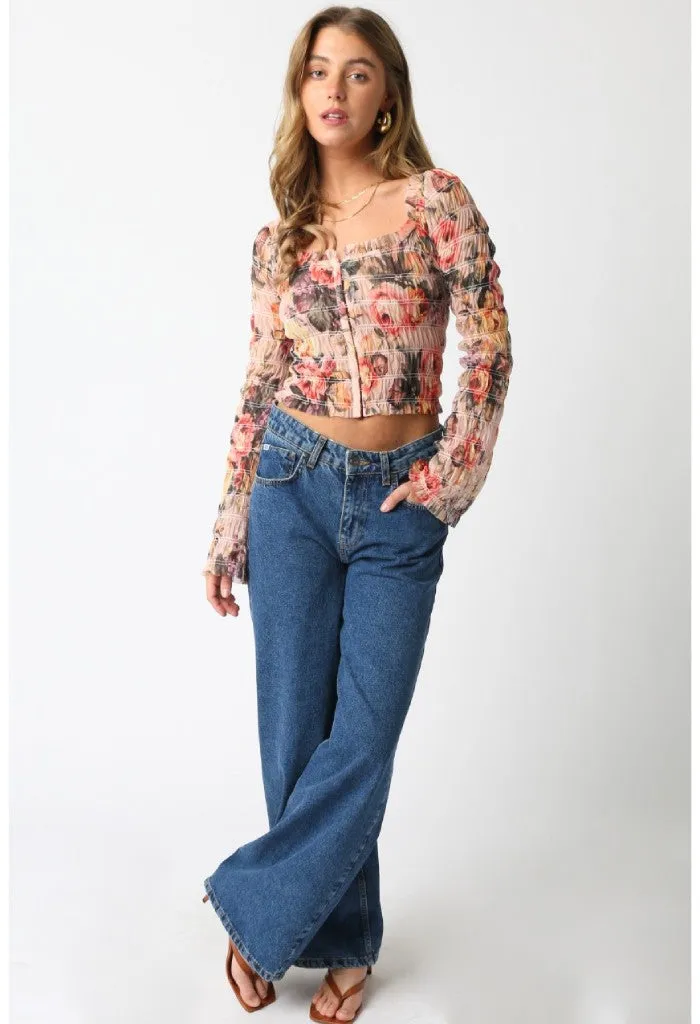 Eleanor Blouse-Floral