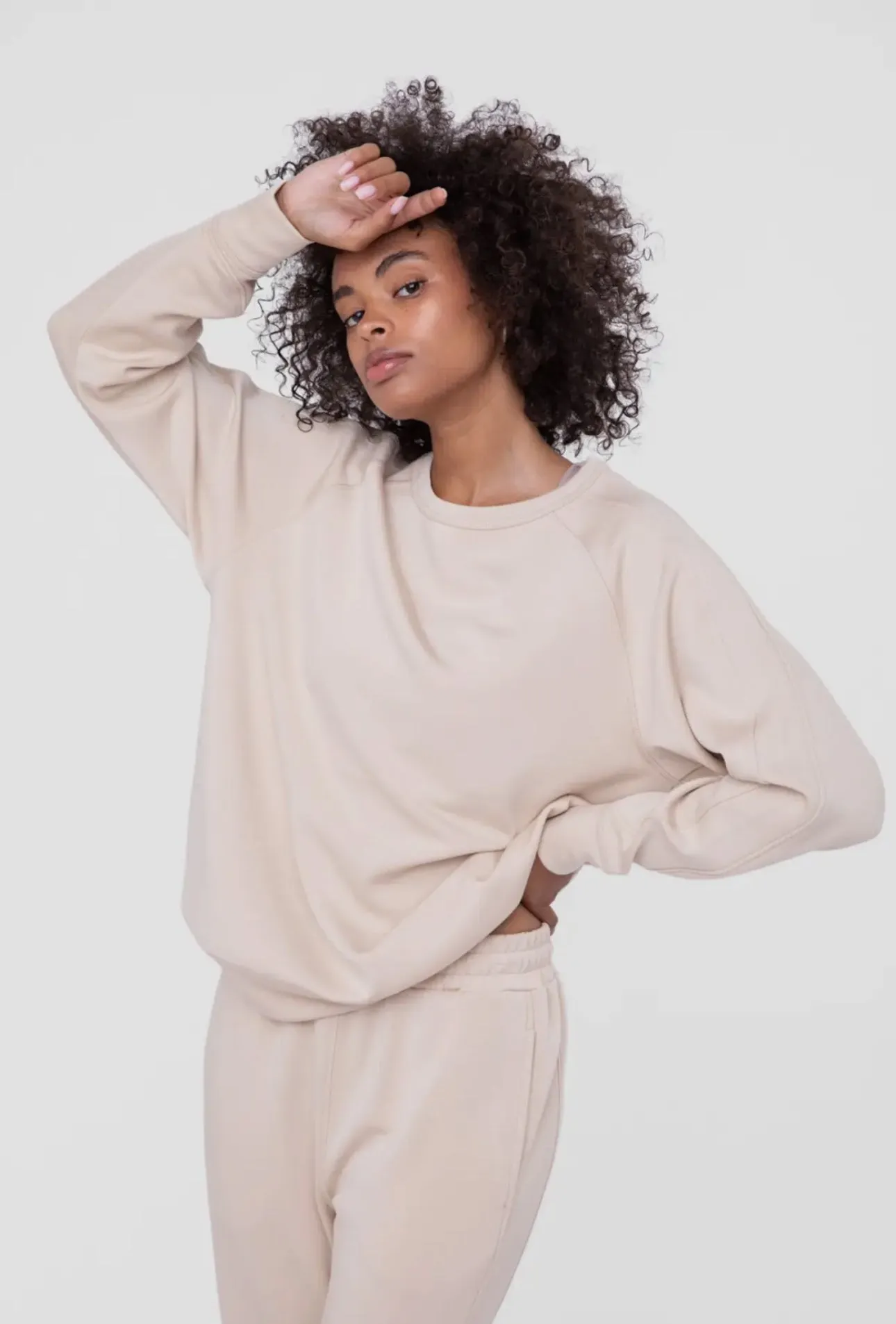 Elevated Sweatshirt: Natural