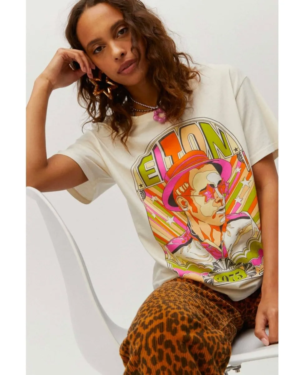 Elton 1975 Boyfriend Tee