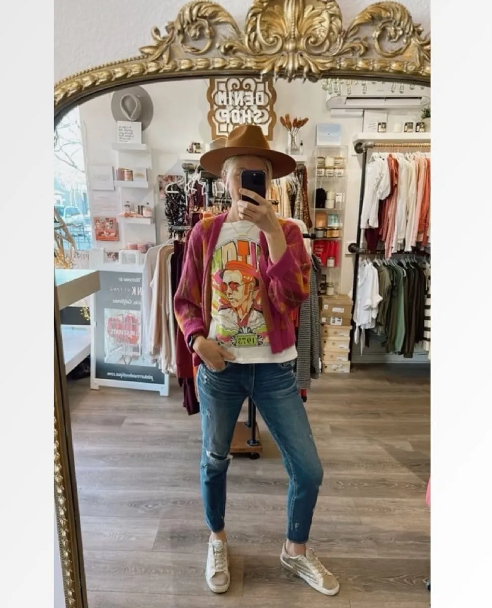Elton 1975 Boyfriend Tee