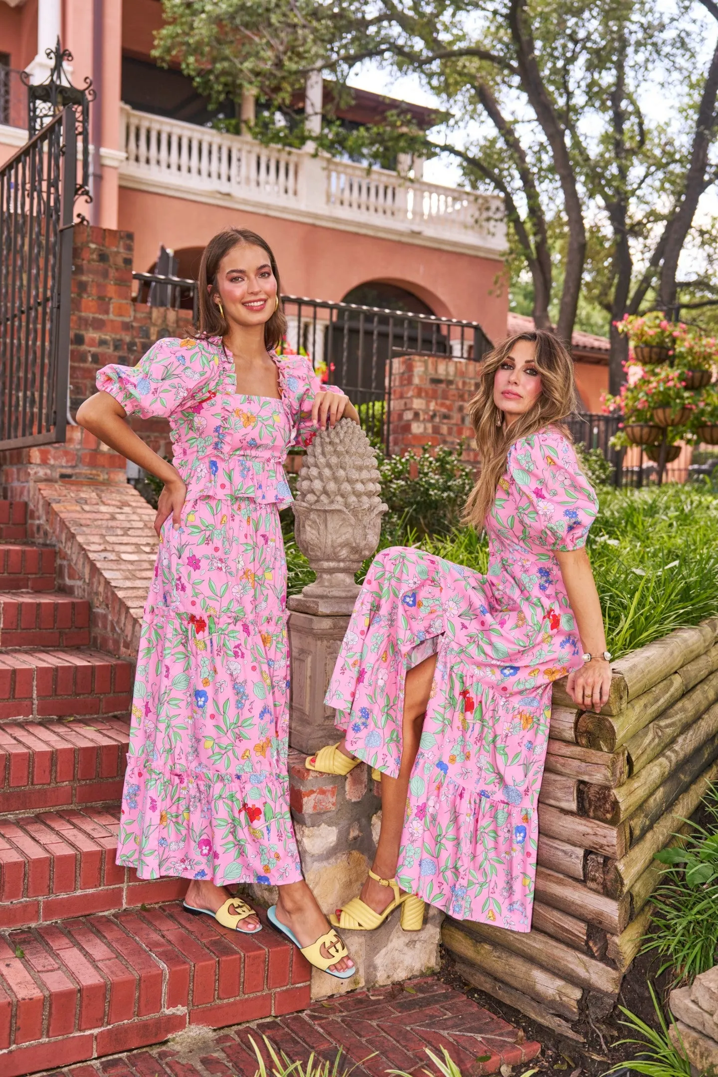 Emma Skirt in Pink Wildflower