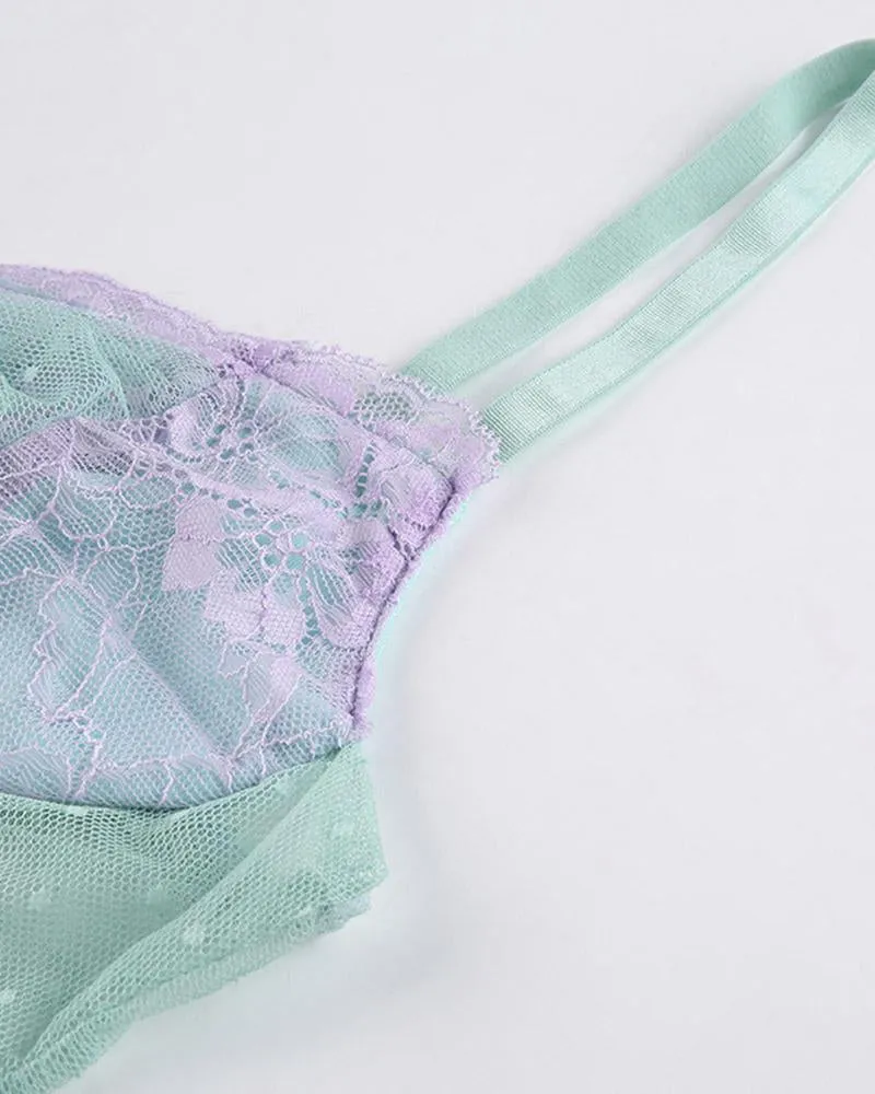 Fairy Rosebud Mesh Cami Top