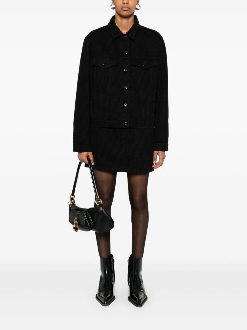 Ff denim mini skirt