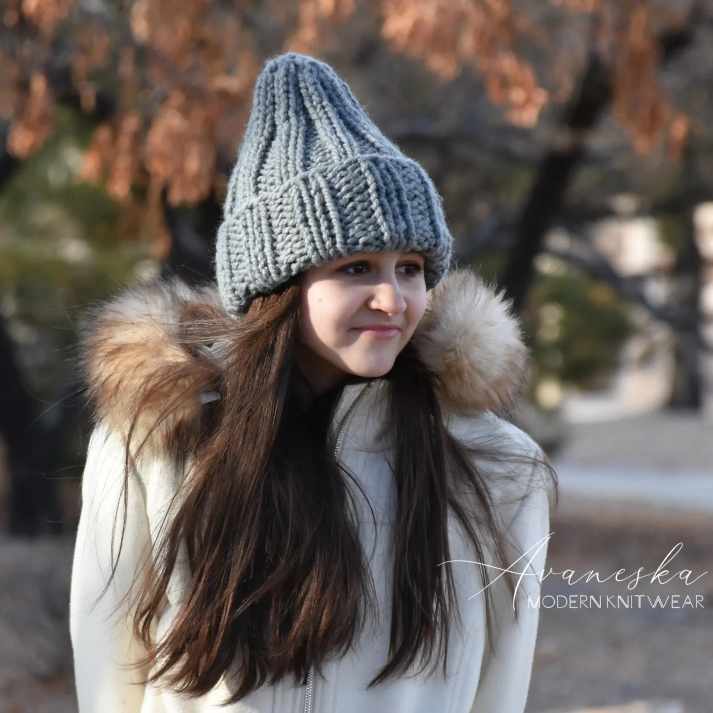 Fold Over Brim Chunky Beanie | THE KHLOE