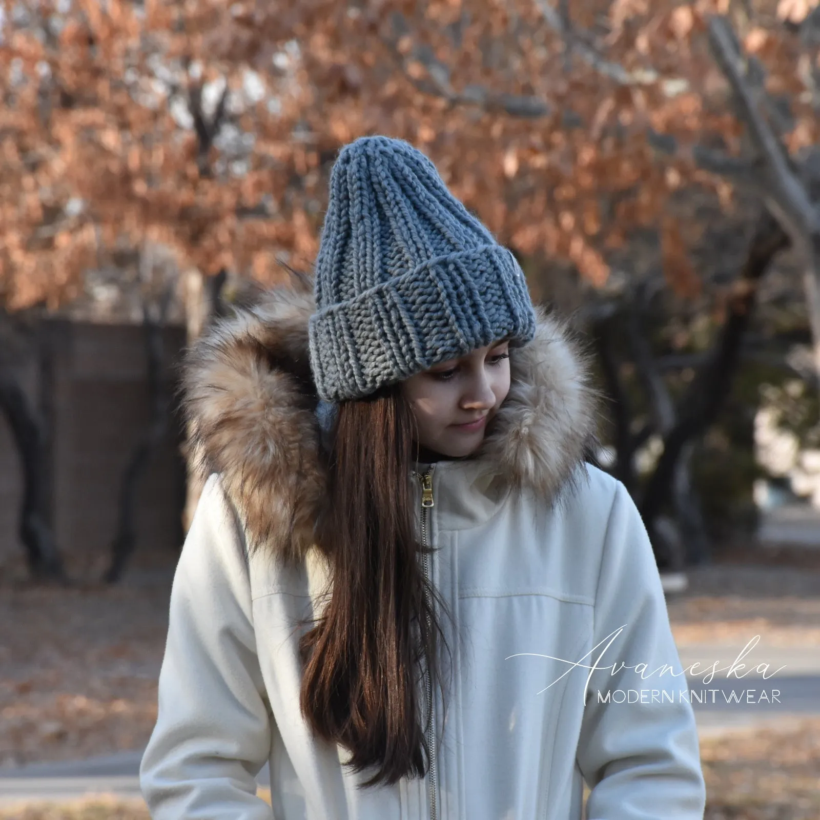 Fold Over Brim Chunky Beanie | THE KHLOE