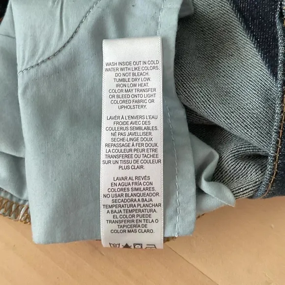 Frame Le Garçon Crop Covant Dark Wash Boyfriend Jeans 32