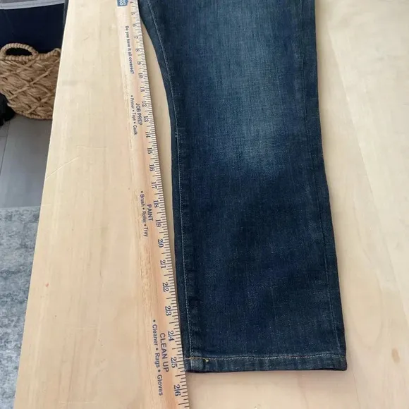 Frame Le Garçon Crop Covant Dark Wash Boyfriend Jeans 32