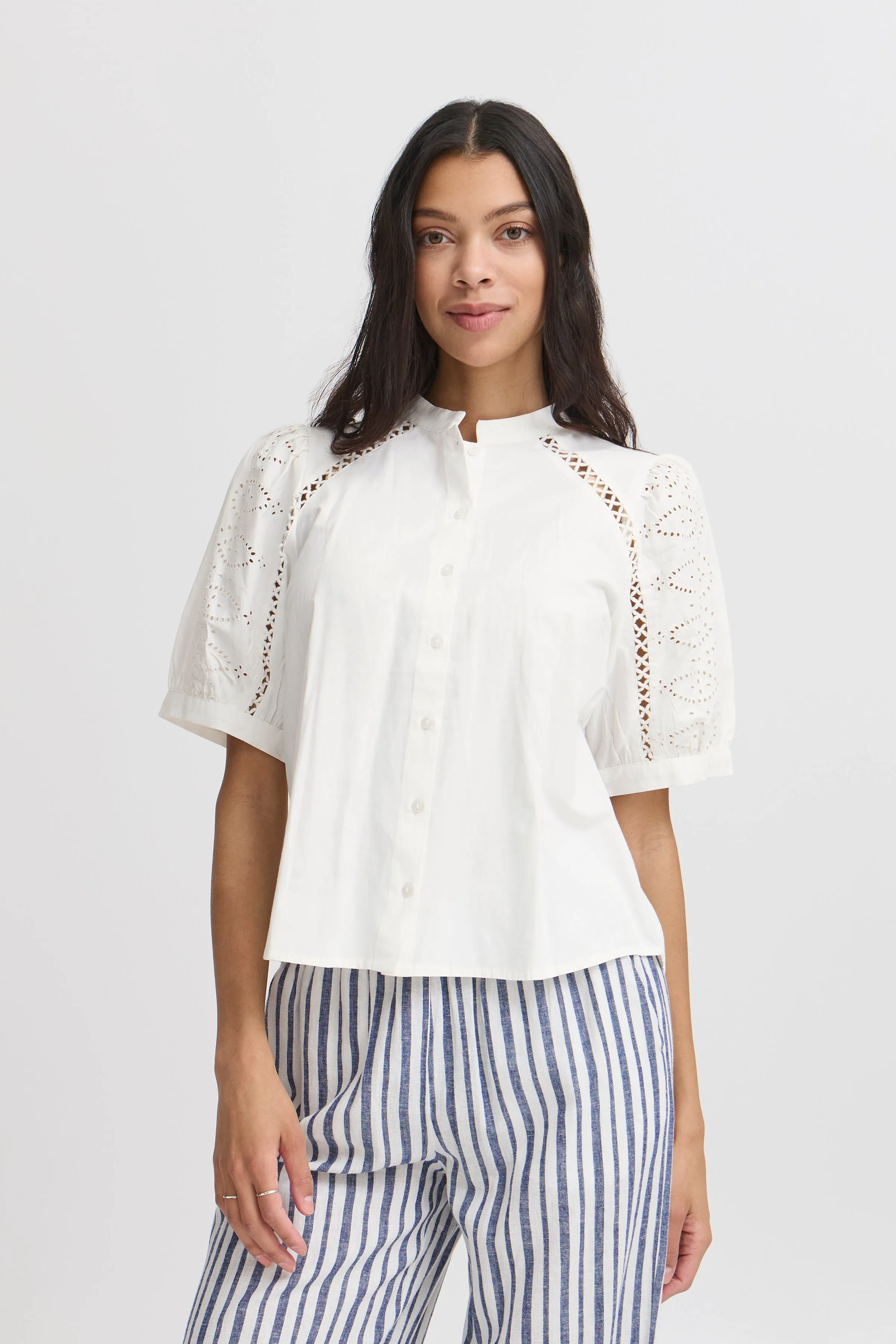 Frankie Short Sleeve Shirt | Marshmallow