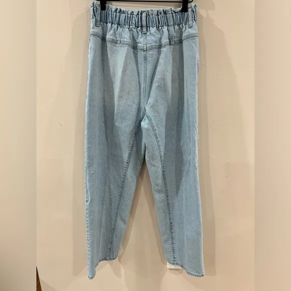Free People Powell boyfriend pull on jeans size M