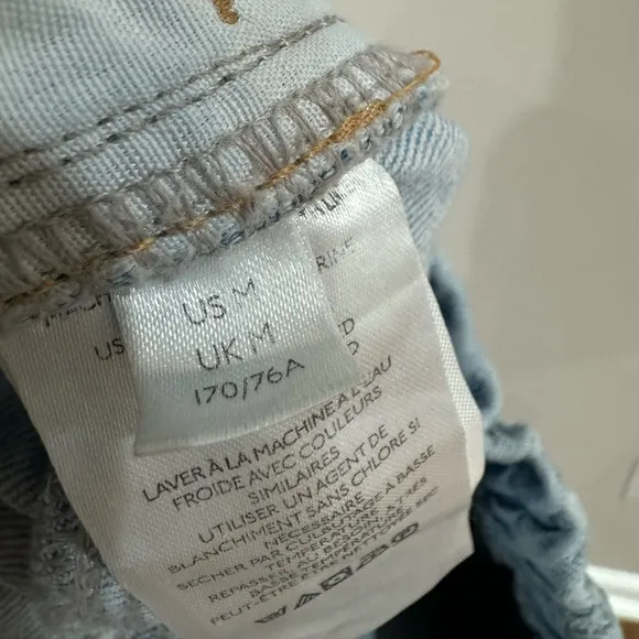 Free People Powell boyfriend pull on jeans size M