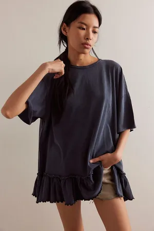 Free People Why Yes Tee - Black
