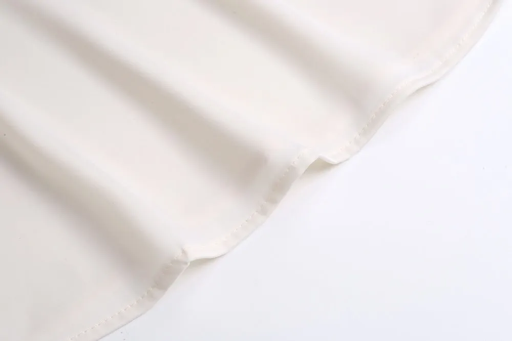 French Style Gentle Lace Trim Blouse for Women