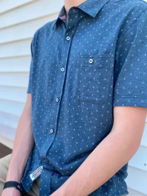 Fulton GEO Print - Blue