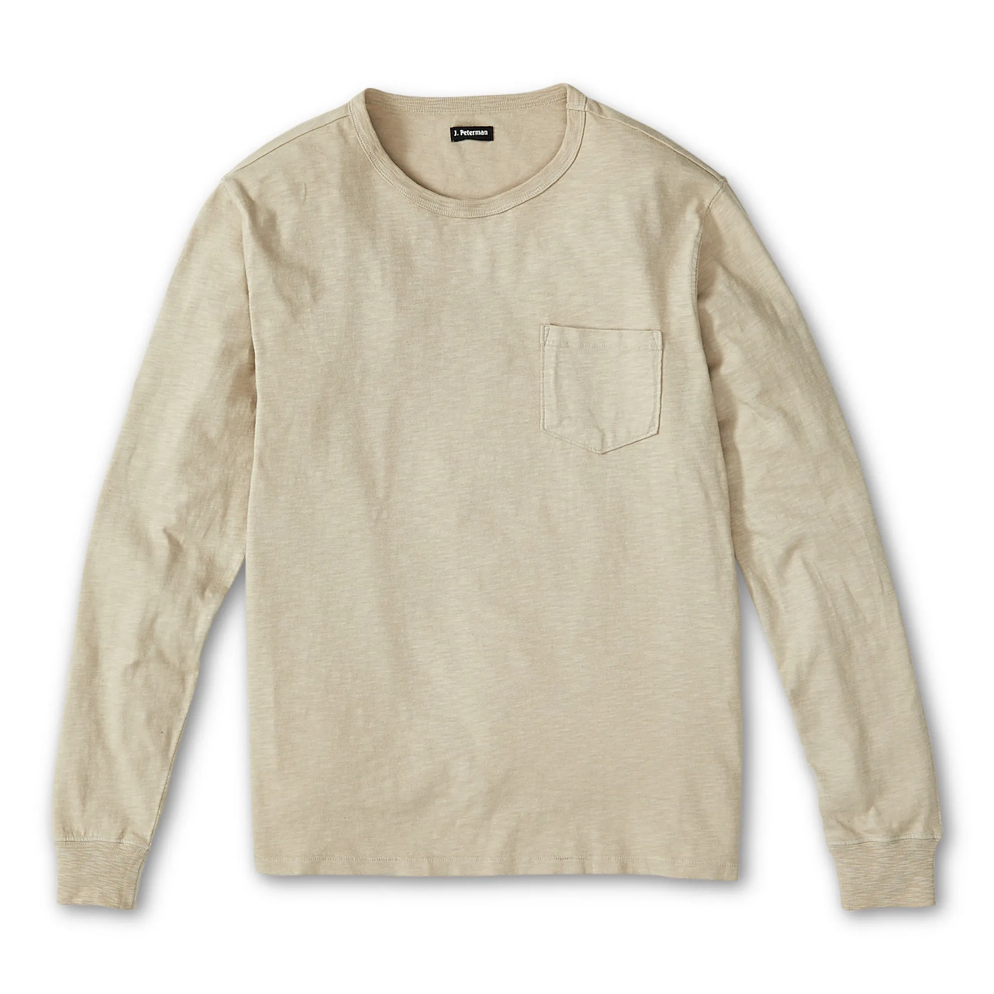 Garment-Dyed Vintage Long Sleeve T-Shirt