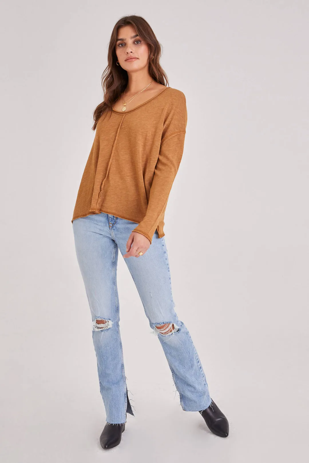 Get Up & Go Long Sleeve - Cinnamon